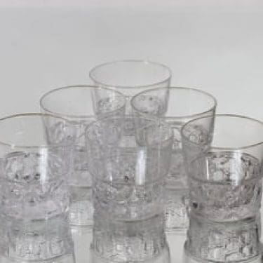Iittala Kimara lasit, 10 cl, 6 kpl, suunnittelija Timo Sarpaneva, 10 cl