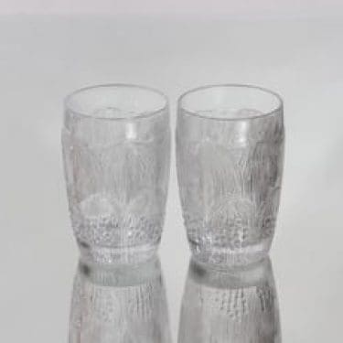 Nuutajärvi Pioni juomalasit, 20 cl, 2 kpl, suunnittelija Oiva Toikka, 20 cl