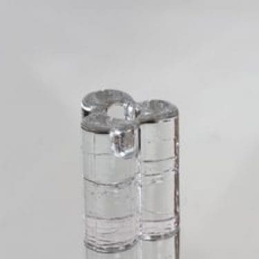 Iittala Arkipelago kynttilänjalka, kirkas, suunnittelija Timo Sarpaneva,