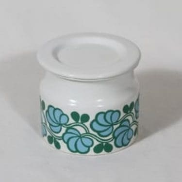 Arabia Pomona purnukka, hilla, suunnittelija Raija Uosikkinen, hilla, serikuva, retro