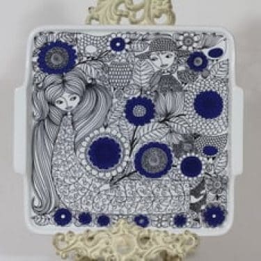 Arabia Pastoraali tarjotin, suunnittelija Esteri Tomula, serikuva