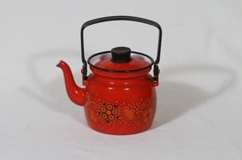 Finel Primavera kahvipannu, 0.5 l, suunnittelija Raija Uosikkinen, 0.5 l, pieni, serikuva, retro