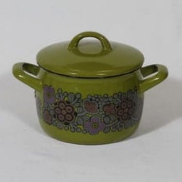 Finel Primavera kattila, 1.5 l, suunnittelija Raija Uosikkinen, 1.5 l, serikuva, retro