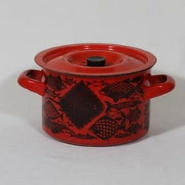 Finel Neptun kattila, 2.5 l, suunnittelija Esteri Tomula, 2.5 l, serikuva, retro