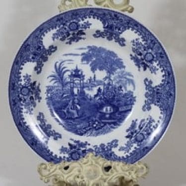 Arabia Canton lautanen, syvä, suunnittelija , syvä, kuparipainokoriste