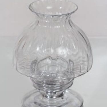 Riihimäen lasi Apollo kynttilälyhty, kirkas, suunnittelija Nanny Still,