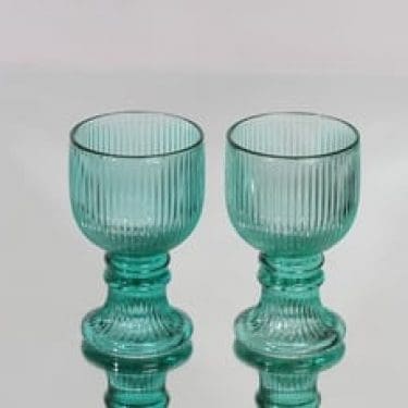 Iittala Viktor lasit, 18 cl, 2 kpl, suunnittelija Valto Kokko, 18 cl