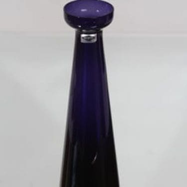 Nuutajärvi maljakko, sininen, suunnittelija Kaj Franck,