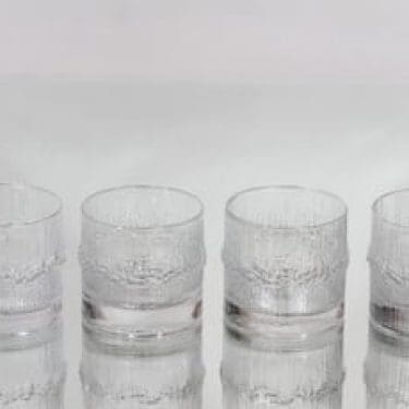 Iittala Niva lasit, 17 cl, 4 kpl, suunnittelija Tapio Wirkkala, 17 cl