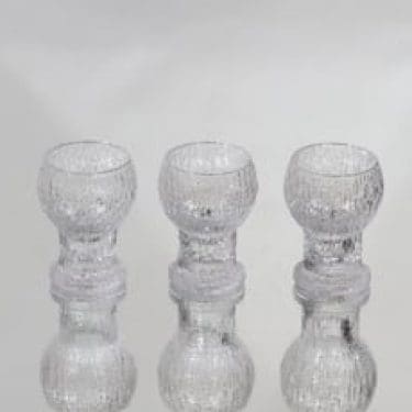 Iittala Kekkerit lasit, 4 cl, 3 kpl, suunnittelija Timo Sarpaneva, 4 cl, pieni