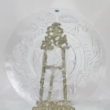 Nuutajärvi Pioni vati, kirkas, suunnittelija Oiva Toikka, suuri