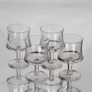 Iittala Romantica lasit, 7 cl, 4 kpl, suunnittelija Tapio Wirkkala, 7 cl
