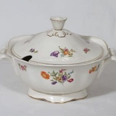 Arabia Kesäkukka liemimalja, 1.5 l, suunnittelija , 1.5 l, siirtokuva