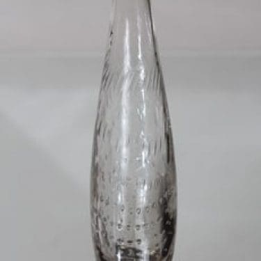 Riihimäen lasi maljakko, kirkas, suunnittelija Eero Sallinen,