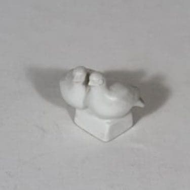 Arabia figuuri, lintu, suunnittelija Ulf Tikkanen, lintu, pieni, käsinmaalattu