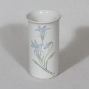 Arabia Sinikello maljakko, suunnittelija Esteri Tomula, serikuva