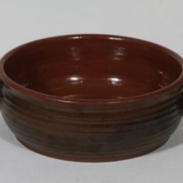 Savitorppa kulho, käsindreijattu, suunnittelija Erkki Stenius, käsindreijattu, signeerattu