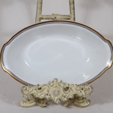 Arabia Hera kulho, suunnittelija , soikea, raitakoriste