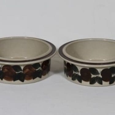 Arabia Ruija kulhot, käsinmaalattu, 2 kpl, suunnittelija Ulla Procope, käsinmaalattu