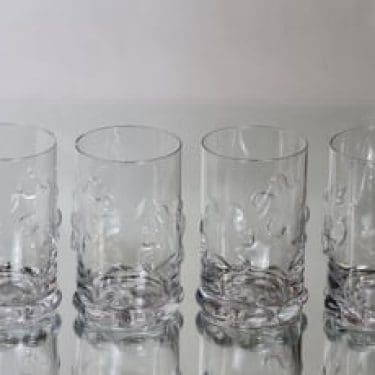 Riihimäen lasi Kasperi grogilasit, 38 cl, 4 kpl, suunnittelija Erkkitapio Siiroinen, 38 cl