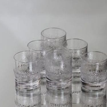 Iittala Niva liköörilasit, 6 cl, 6 kpl, suunnittelija Tapio Wirkkala, 6 cl