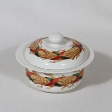 Arabia Santa Arctica sokerikko, suunnittelija , serikuva, jouluaihe