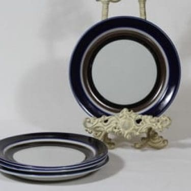 Arabia Saara leivoslautaset, 4 kpl, suunnittelija Anja Jaatinen-Winquist, erikoiskoriste, retro