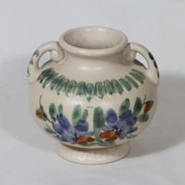 Kupittaan savi 419 maljakko, käsinmaalattu, suunnittelija , käsinmaalattu, signeerattu