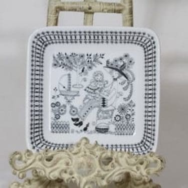 Arabia Emilia vati, suunnittelija Raija Uosikkinen, pieni, kuparipainokoriste