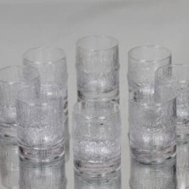 Iittala Niva lasit, 7 cl, 8 kpl, suunnittelija Tapio Wirkkala, 7 cl, pieni