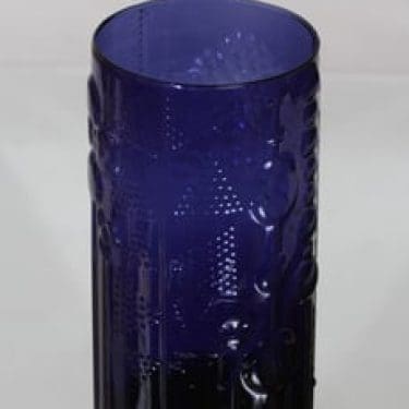 Nuutajärvi Flora maljakko, lila, suunnittelija Oiva Toikka,