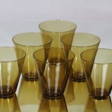 Nuutajärvi Kartio lasit, 20 cl, 6 kpl, suunnittelija Kaj Franck, 20 cl