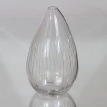 Iittala 3282 taidelasi, viivahiottu, suunnittelija Tapio Wirkkala, viivahiottu