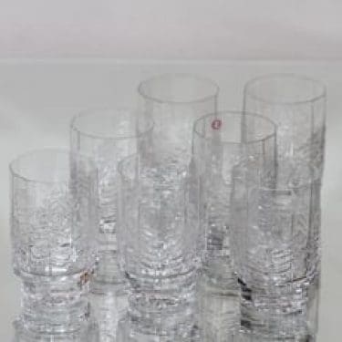 Iittala Kuusi lasit, 10 cl, 7 kpl, suunnittelija Jorma Vennola, 10 cl