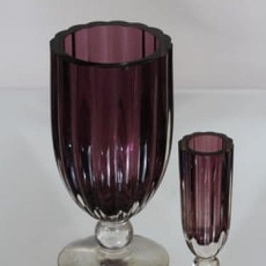 Kumela 4416 maljakot, lila, 2 kpl, suunnittelija Armando Jacobino, massiivinen