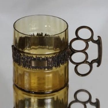 Turun hopea|Kumela 1044/S tuoppi, 65 cl, suunnittelija Pentti Sarpaneva, 65 cl, pronssivanne