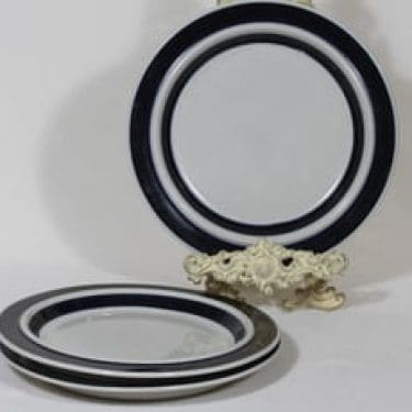 Arabia Anemone lautaset, matala, 3 kpl, suunnittelija Ulf Tikkanen, matala