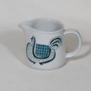 Arabia Lintu kaadin, sininen, suunnittelija Birger Kaipiainen, pieni, puhalluskoriste