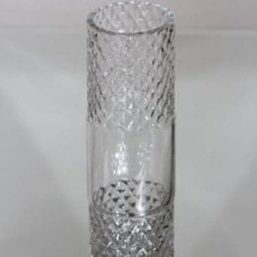 Riihimäen lasi 1492 maljakko, kirkas, suunnittelija Tamara Aladin,