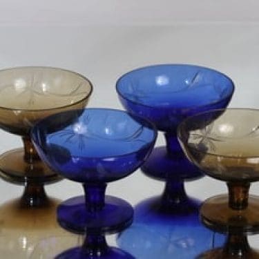 Kumela annoskulhot, 15 cl, 4 kpl, suunnittelija , 15 cl, hiottu kuvio