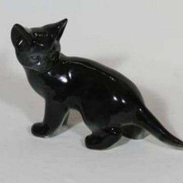 Arabia figuuri, kissa, suunnittelija Lea von Mickwitz, kissa