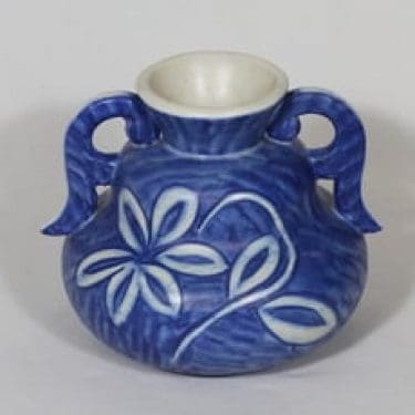 Kupittaan savi 420 maljakko, käsinmaalattu, suunnittelija , käsinmaalattu, signeerattu