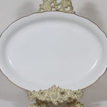 Arabia Siro vati, valkoinen, suunnittelija , kultakoriste