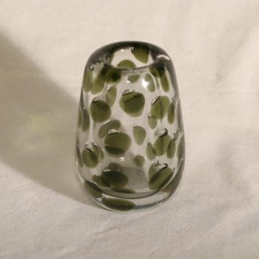 Nuutajärvi Pantteri taidelasi, signeerattu, suunnittelija Saara Hopea, signeerattu