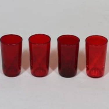 Nuutajärvi 1153 lasit, 3 cl, 4 kpl, suunnittelija Kaj Franck, 3 cl, pieni