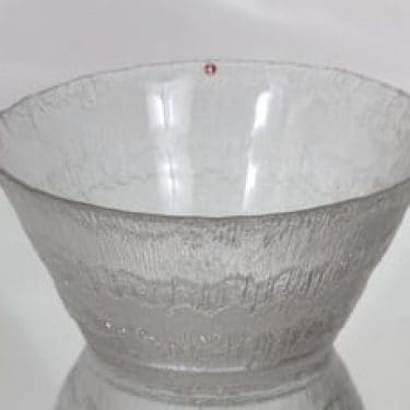Iittala Solaris kulho, kirkas, suunnittelija Tapio Wirkkala,