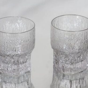 Iittala Aslak viskilasit, 35 cl, 2 kpl, suunnittelija Tapio Wirkkala, 35 cl, suuri