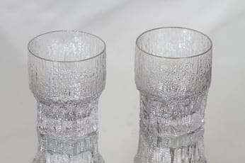 Iittala Aslak viskilasit, 35 cl, 2 kpl, suunnittelija Tapio Wirkkala, 35 cl, suuri