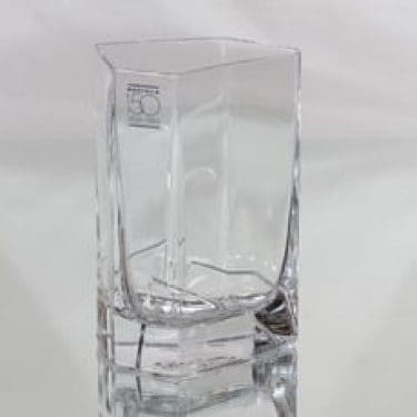 Nuutajärvi Wärtsilä 150 vuotta maljakko, kirkas, suunnittelija , massiivinen