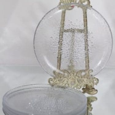 Iittala Ultima Thule lautaset, matala, 6 kpl, suunnittelija Tapio Wirkkala, matala